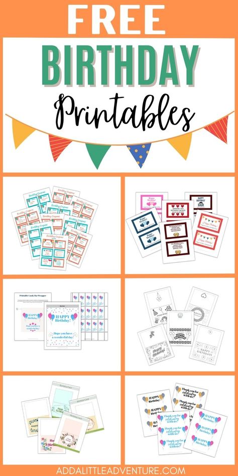 Free Birthday Printables Free Printable Birthday Decorations, Birthday Tags Free Printable Editable, Birthday Stickers Printable, Birthday Printables Free, Free Printable Birthday Tags, Free Birthday Gift Tags, Free Printable Favor Tags, 1st Birthday Message, Birthday Tags Printable