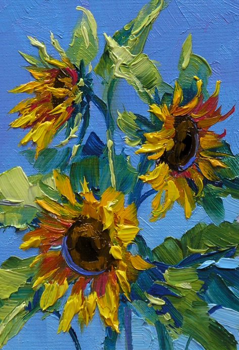 ポップアート ポスター, Different Pictures, Arte Van Gogh, Seni Cat Air, Sunflower Art, Lukisan Cat Air, Sunflower Painting, Arte Inspo, Flower Art Painting