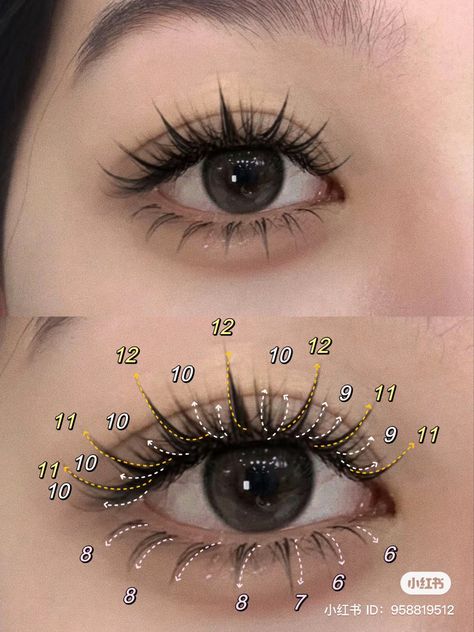 Doll Eyes Lash Extensions, Lash Extensions Monolid Eyes, Eyelash Extensions Doll Eye, Lash Extensions Asian Eyes, Doll Lash Extensions, Asian Eyelashes, Manhua Lashes, Lashes Fake Eyelashes, Lashes Extensions