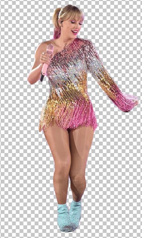 Taylor swift dancing Transparent PNG Image Pink Microphone, Taylor Swift Png, Taylor Swift Dancing, Digital Decorations, Stage Presence, Silver High Heels, Glitz And Glamour, Sequined Dress, Fan Edits
