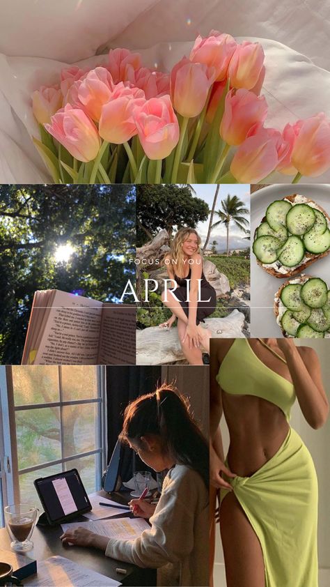 Aesthetic April Moodboard, if you want a cute wallpaper to motivate you in april :) April Vision Board Wallpaper, May Iphone Wallpaper Aesthetic, April Asthetic Picture, April Moodboard Aesthetic, April Mood Board Aesthetic, April Vision Board Aesthetic, May Aesthetic Wallpaper, Wallpaper To Motivate, April Aesthetic Wallpaper