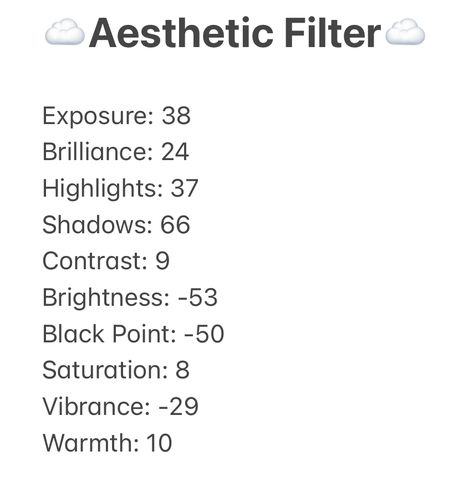 Notes app aesthetic photo edit for iOS Aesthetic Iphone Edit Settings, Photo Editing Guide, Ios Editing Filters Aesthetic, Ios 16 Photo Edits, Camera Iphone Filter, Ios Photo Editing, Ios Filter Edit Aesthetic, Asthetic Picture Editing Apps, Clear Photo Editing
