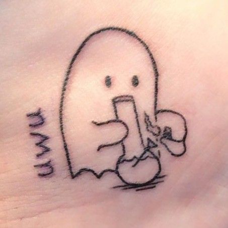 Dumbest Tattoos, One Line, Stick Poke Tattoo, Grand Mere, Herz Tattoo, Sharpie Tattoos, Ghost Tattoo, Creepy Tattoos, Cute Little Tattoos