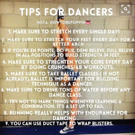 Dance Help Tips, Tips To Become A Better Dancer, Good Dance Stretches, How To Become A Better Dancer Tips, How To Be Good At Dancing, Dance Improvement Tips, Dancer Tips Dance Hacks, How To Improve Your Dancing Skills, How To Be A Better Dancer Tips