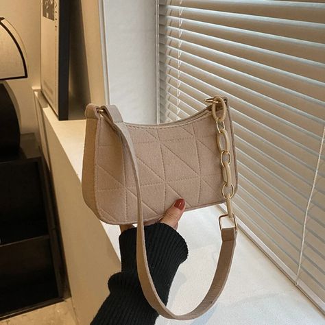 Minimalist Design Style, Fashion Decoration, Casual Tote, Purse Styles, Felt Bag, Types Of Bag, Everyday Items, Hand Bags, Casual Bags