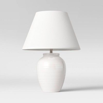 Neutral Lamps, Table Lamp White, Modern Boho Decor, Simple Lamp, Practical Lighting, Mini Lamp, Table Lamp Base, Ceramic Light, Cool Lamps