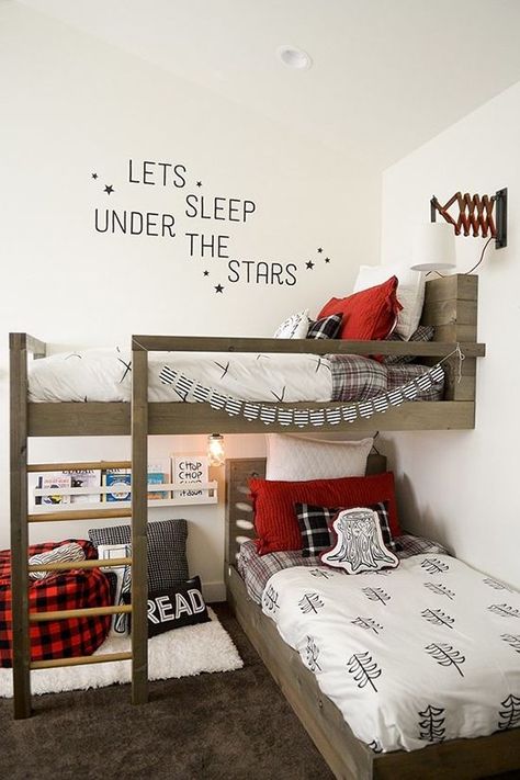 7 Shared Bedroom Hacks That Will Make Everyone Happy Shared Boys Rooms, Bedroom Hacks, Shared Bedroom, Shared Room, Kids Bunk Beds, Shared Bedrooms, Toddler Bedrooms, Big Boy Room