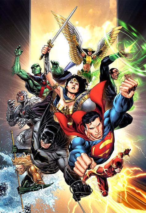 Comic Illustrations, Justice League New 52, Jim Cheung, Justice League Art, New Justice League, Justice League Comics, League 1, Scott Snyder, Dc Comics Wallpaper