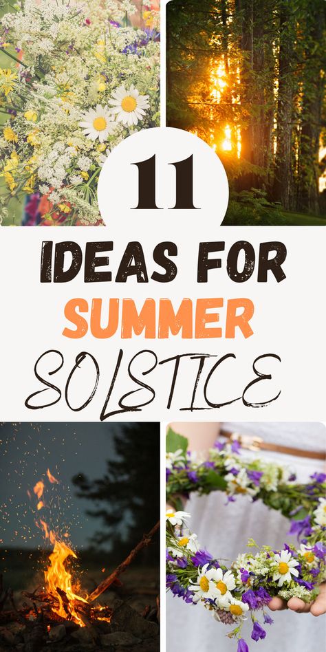 In this blog post we collected 11 amazing ideas how to celebrate summer solstice or litha and how to host a summer solstice party. Tarot Card Artwork, Summer Solstice Ritual, Summer Solstice Party, Solstice Party, The Wheel Of The Year, Solstice Celebration, Wiccan Decor, Wheel Of The Year, Magic Herbs