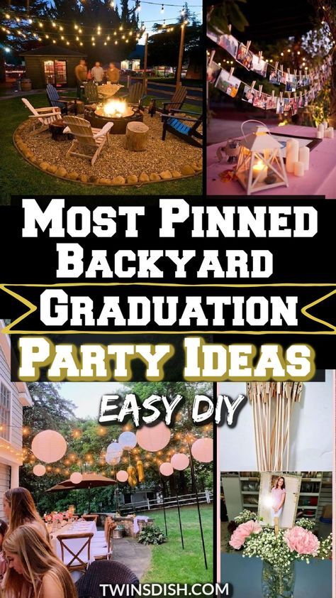 These Backyard Graduation party ideas are perfect for your outdoor party. Easy Diy Graduation party decorations, tent ideas, and food tables for high school and college boys and girls. These are the most pinned Grad Party ideas! Grad Party Decorations Diy, Outdoor Graduation Party Ideas, Backyard Graduation Party Ideas, Outdoor Graduation Party Decorations, Outdoor Graduation Party, Boys Graduation Party, Boys High School Graduation Party, Grad Party Ideas, Diy Graduation Decorations