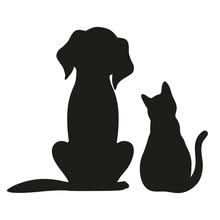 Silhouette Arte, Silhouette Chat, Siluete Umane, Cat Vector, Silhouette Images, Soyut Sanat Tabloları, Silhouette Stencil, Seni Cat Air, Animal Silhouette