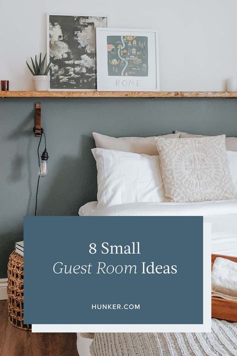 Visitor Room Ideas, Box Room Guest Room, Guest Room Painting Ideas, Guest Bedroom Basement Ideas, Bedroom Ideas For Small Rooms Paint, Home Interior Design Bedroom Room Ideas, Guest Room Colour Ideas, Colourful Guest Bedroom, Guest Basement Bedroom Ideas
