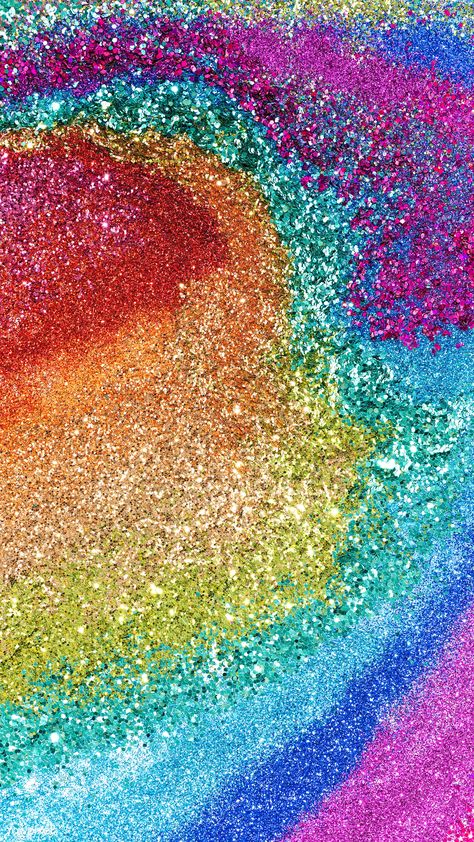 Rainbow Glitter Background, Wallpaper Lgbt, Purple Glitter Background, Rainbow Wallpapers, Rainbow Backgrounds, Glitter Wallpapers, Rainbow Wallpaper Iphone, Glitter Phone Wallpaper, Blurred Lights