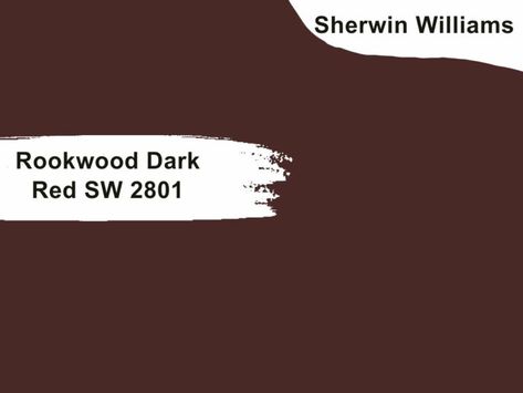 Red has hardly ever looked better than Rookwood Dark Red by Sherwin Williams. It is a beautiful dark red with slightly neutral tones because of its RGB color code of 75, 41, and 41 respectively. It is a great color for the interiors as well as the exteriors. Rookwood Sherwin Williams, Rockwood Dark Red Sherwin Williams, Deep Maroon Sherwin Williams, Sherwin Williams Red Brown Paint Colors, Rookwood Red Sherwin Williams, Farrow And Ball Deep Reddish Brown, Rookwood Dark Red Sherwin Williams, Reddish Brown Paint Colors, Deep Red Paint Colors