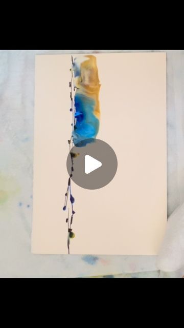 Abstract Landscape Painting Watercolor, Watercolor Art Lessons Tutorials, Abstract Watercolor Art For Beginners, Watercolor Practice Exercises, Watercolor Art Videos, Abstract Painting Inspiration, Line And Wash Watercolor Sketches, Simple Watercolor Landscape, Watercolor Art Easy