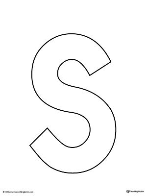 Uppercase Letter S Template Printable Worksheet.The Uppercase Letter S Template is an ultra useful, all-purpose letter template designed for use in a variety of crafts and activities to complement your alphabet studies. S Printable Letter, Letter S Craft Preschool, The Letter H Design, Letter S For Preschool, Letter S Printable Free, Letter S Preschool Crafts, Letter S Crafts For Toddlers, Letter S Crafts For Preschoolers, S Is For Craft