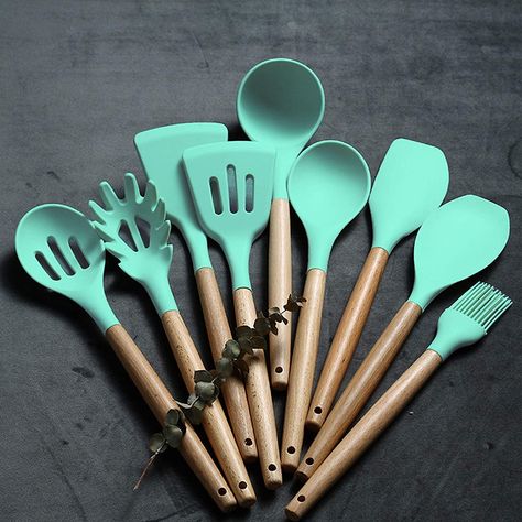 Wooden kitchen utensils