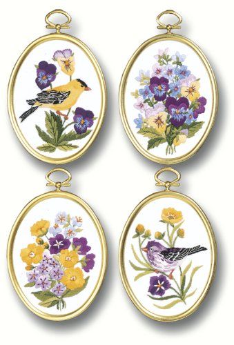 Janlynn Wildflowers and Finches Embroidery Kit Finches, Key Embroidery, Embroidery Designs Free Download, Crewel Embroidery Patterns, Crewel Embroidery Kits, Learn Embroidery, Seed Stitch, Embroidery Supplies, Embroidery Patterns Free