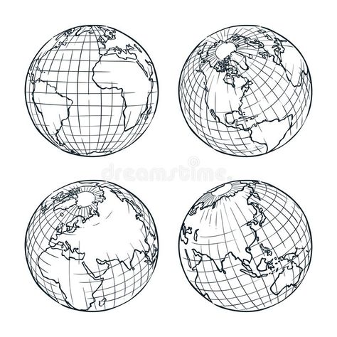 Croquis, Drawing Of The World Globe, Earth Back Tattoo, Globe Drawing Aesthetic, Geography Drawings Ideas, Earth Globe Tattoo, Earth Planet Drawing, Pangea Tattoo, Globe Art Drawing