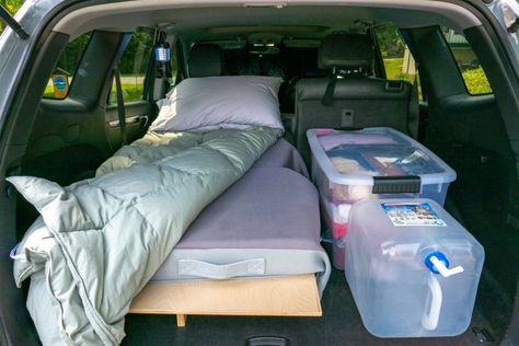 Back Of Car Camping, Diy Living In Your Car, Ford Escape Car Camping, Suv Car Camping Setup, Minivan Car Camping, Stealth Car Camping, Compact Car Camping, Kia Soul Car Camping, Mazda Cx5 Camping