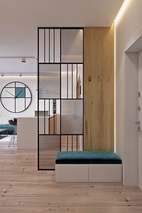 room divider Sette combi with partition Mobili Ingresso Casa Arredamento Interni Ingresso Arredame Hotel Decorations, Wall Partition Design, Interior Design Minimalist, Divider Design, Interior Design Per La Casa, Living Room Partition, Living Room Partition Design, Room Partition Designs, Foyer Design