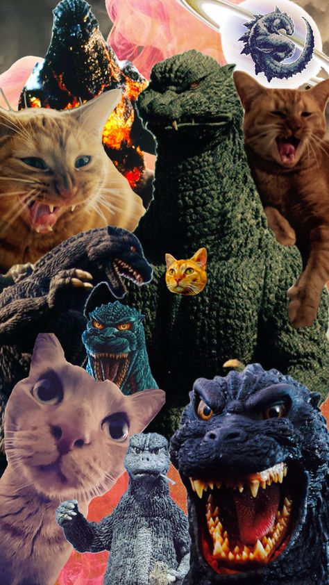 Hollow Earth, Godzilla Wallpaper, Im A Princess, Kaiju Art, Kaiju Monsters, Phone Themes, Baby Bear, King Kong, Godzilla