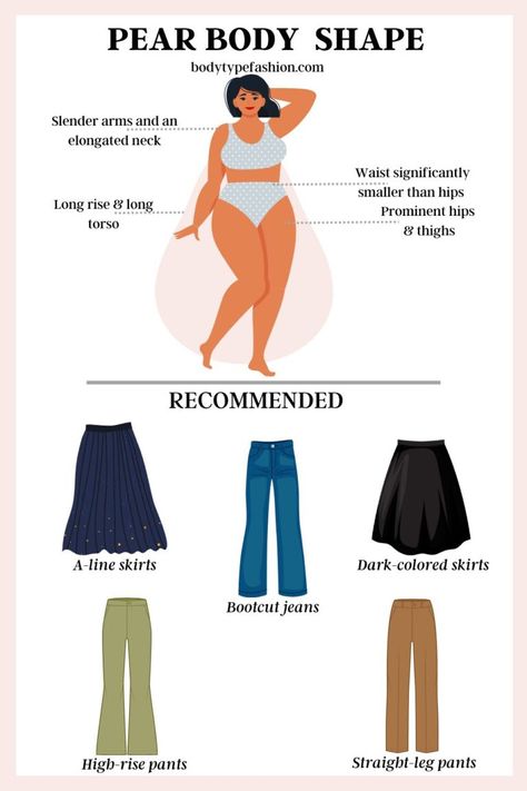 The Bottom Wear Guide For Pear - Fashion for Your Body Type Trousers, Pear Body Type, Pear Shaped Women, Pear Body, Body Shape, Body Type, Pear Shaped, Pear, Pants