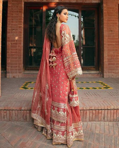 Organza Outfit, Organza Sharara, Mohsin Naveed Ranjha, Mughal Miniature, Chikankari Lehenga, Eid Dress, Red Bridal Dress, Punjabi Outfits, Traditional Indian Dress