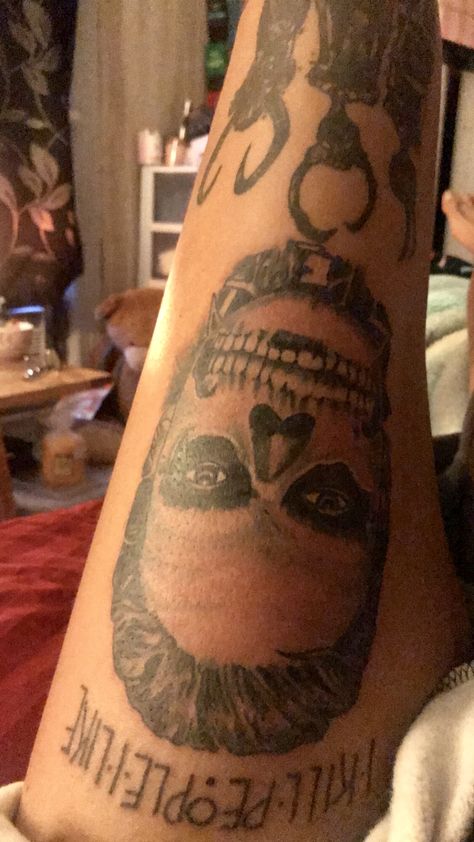 Meaningful Tattoos, Evan Peters, Tate Langdon Tattoo, House Tattoo, Ahs Hotel, American Horror Story Seasons, Tate Langdon, Horror Story, American Horror