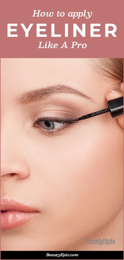 Correct Way To Apply Eyeliner, How To Apply Eye Liner For Beginners Step By Step, How To Line Your Eyes, Eye Liner Step By Step How To Put On, Applying Liquid Eyeliner, Eyeliner Application Tips, How To Make Up Eyes, How To Apply Eyeliner For Beginners Step By Step Simple, Eyeliner Step-by-step