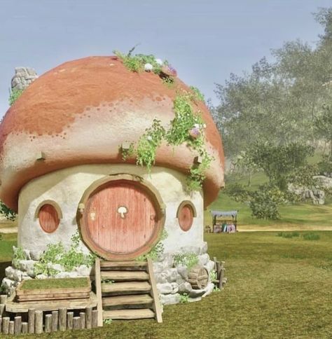 Goblincore Aesthetic, Fotografi Kota, Seni 2d, Fairy Aesthetic, Mushroom House, Seni Cat Air, Cottage In The Woods, Cottage Core Aesthetic, Images Esthétiques