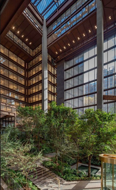 Growing Out of the ’60s: The Ford Foundation Building Redo. Photo: Richard Barnes/Ford Foundation Atrium Building, Foundation Building, Atrium Garden, Nyc Landmarks, Ford Foundation, Architectural Designer, Brick Path, Backyard Area, Community Park