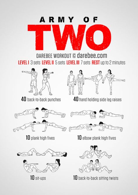 Army of Two Workout Camp Gladiator, Couples Workout Routine, Couples Workout, Army Of Two, Buddy Workouts, Fit Girl Motivation, Partner Workout, Fit Couples, Free Workouts