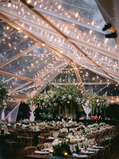 Classy Barn Wedding, Wedding Tent Decorations, Outdoor Tent Wedding, Cottagecore Wedding, Tent Wedding Reception, Clear Tent, Diy Wedding Reception, Simple Wedding Decorations, Cottage Wedding