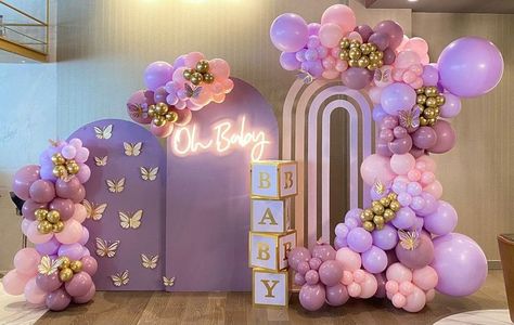 Haddad Events on Instagram: “Spotted: our Sofia Package for a baby… in 2022 | Butterfly baby shower decorations, Girl birthday decorations, Girls birthday party decorations Butterfly Baby Shower Decorations, Lila Party, Fancy Baby Shower, Butterfly Birthday Party Decorations, Butterfly Themed Birthday Party, Butterfly Baby Shower Theme, Girl Shower Themes, Idee Babyshower