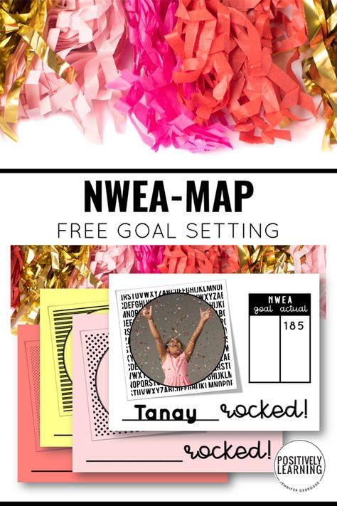 Are you preparing your students for the NWEA MAP test? This is a free growth tracker to celebrate your students' hard work on MAP testing! #nwea #maptest #nweamap Nwea Map Practice, Nwea Map Testing, Map Testing, Nwea Map, Student Data Notebooks, Response To Intervention, Selfie Picture, Map Reading, Reading Test