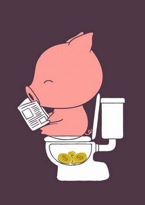 chanchito alcancia en el baño Memes, Humour, Funny Pictures, This Little Piggy, Dessin Adorable, Piggy Bank, Make Me Smile, Geek Stuff, Illustrations