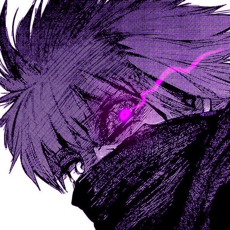 Purple Aesthetic Icon, Purple Pfps, Pdp Anime, Anime King, Aesthetic Purple, Dark Purple Aesthetic, Kaneki Ken, Neon Purple, Satoru Gojo