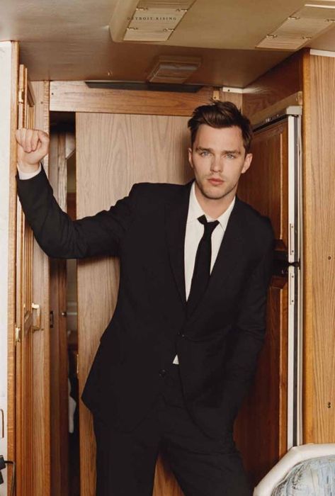 Nicholas Hoult 2015 Hero Photo Shoot | The Fashionisto Nicholas Hoult, Venetia Scott, Steven R Mcqueen, Man Suit, British Actors, Attractive People, Man Crush, Attractive Men, Celebrities Male