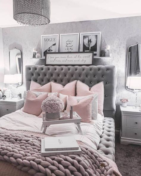 Classy Bedroom Ideas For Women, Luxury Room Bedroom, Bedroom Decor For Teen Girls, Classy Bedroom, Gorgeous Bedrooms, Woman Bedroom, Cute Bedroom Decor, Luxury Rooms, Teen Bedroom Decor