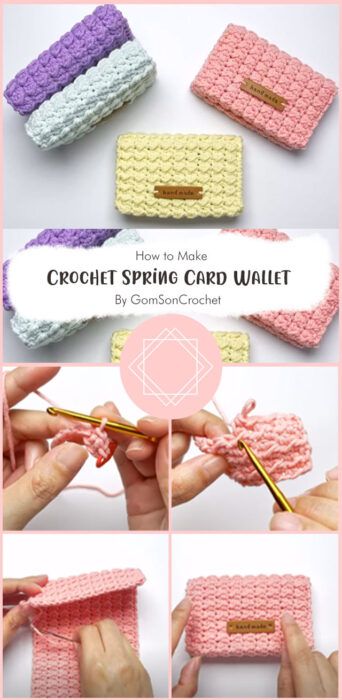 7 Best Wallet Free Crochet Pattern Ideas - Carolinamontoni.com Crochet Handbag Patterns Free, Wallet Pattern Free, Crochet Zig Zag, Crochet Quotes, Crochet Pattern Ideas, Crochet Wallet, Coin Purse Pattern, Crochet Coin Purse, Patterns Simple