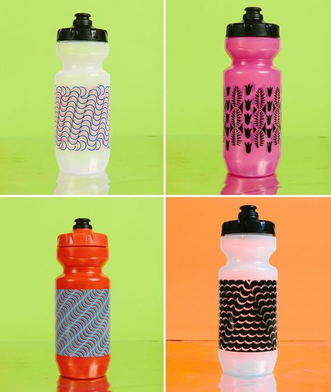 MFS_Bidons_artist Cycling Water Bottle, Bike Water Bottle, Artist Residency, Leave No Trace, Aluminum Water Bottles, Sports Bottle, Water Bottle Design, Sport Bottle, Sport Water Bottle