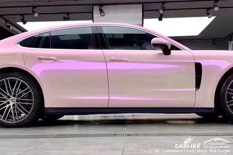 Chameleon Tint Car, Pink Chrome Wrap Car, Pretty Car Wraps, Wrap Cars Vinyl, Wraps On Cars, Chrome Pink Car Wrap, Tiffany Blue Car Wrap, Chameleon Paint Cars, Car Wraps Colors