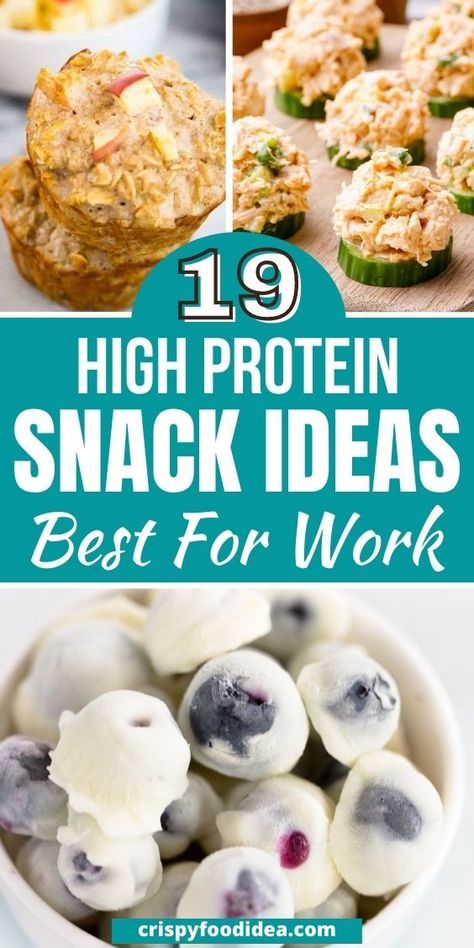 High Protein Snacks, High Protein Snack Recipes, Protein Snacks Recipes, Healthy High Protein Snacks, Healthy High Protein Meals, Healthy Protein Snacks, Snacks Saludables, High Protein Low Carb, Healthy Protein