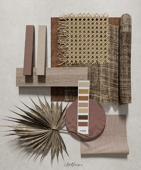 Materials Mood Board Interior Design, Material Board Ideas, Images For Mood Board, Earthy Material Board, Japanese Material Board, Bohemian Material Board, Rustic Material Board, Architectural Material Board, Rustic Mood Board Interior Design