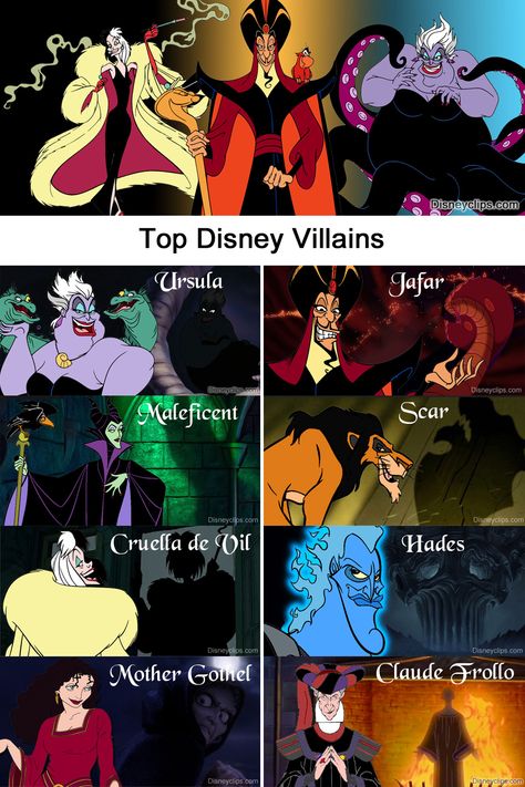 A ranking of the top Disney Villains of all time Evil Disney Princesses Dark Side, Disney Evil Characters, Disney Infographic, Evil Disney Characters, Evil Disney Princesses, Disney Villian, Princess Artwork, Evil Princess, Disney Eras