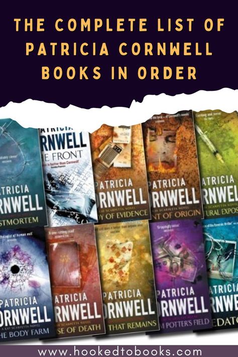 Books to read Patricia Cornwell Books In Order, Patricia Cornwell Books, Body Farm, Patricia Cornwell, Book Tour, Popular Series, Book Worm, Best Books To Read, Perfect Life