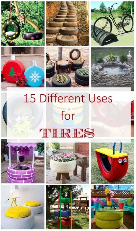 Tyre Ideas For Kids, Repurposed Tires, Tires Diy, Upcycle Tires, Repurposed Tires Diy Projects, Dresser Repurposed, Windows Repurposed, Tire Playground, Repurposed Tire