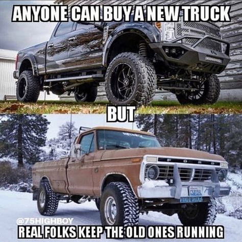 The Farm Truck Show on Instagram: “Amen to that!! 😎 What do y’all think? 😍 Comment below!! Owner: @75highboy Follow: @thefarmtruckshow” Humour, Diesel Trucks Humor, Wrapped Trucks, Chevy Jokes, Ford Jokes, Trucking Humor, Winter Truck, Truck Memes, Truck Quotes