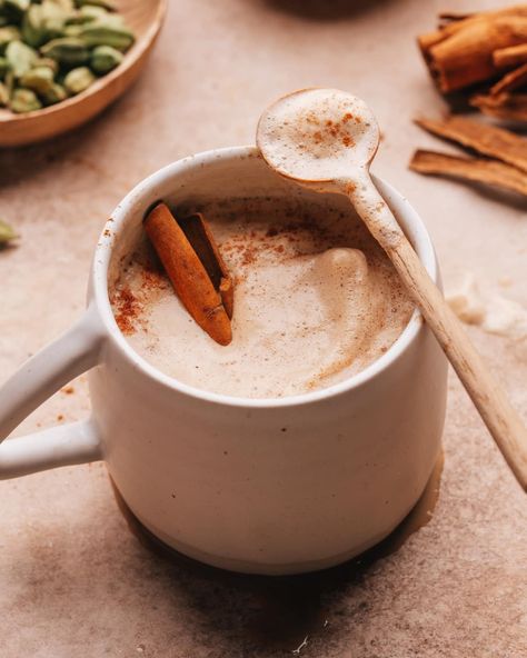 This chai coffee recipe is just as delicious as coffee shop versions and so easy to make. Coffee Recipes, Chai Coffee Recipe, Indian Chai, Chai Spices, Chai Coffee, Chai Spice, Coffee Recipe, Good Wife, Easy Recipe